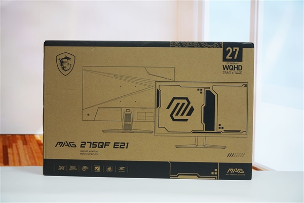 2K/210Hz仅739元！微星MAG 275QF E21显示器图赏