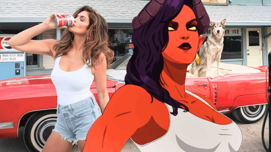 《超英派遣中心》性感恶魔妹灵感是真人：百万级女网红