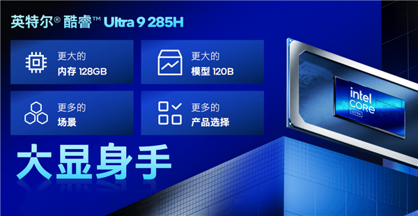 120GB共享显存无人能敌!酷睿Ultra 200H轻松跑1200亿参数MoE大模型
