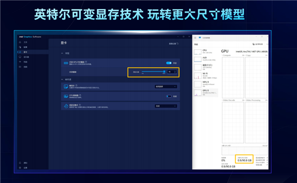 120GB共享显存无人能敌!酷睿Ultra 200H轻松跑1200亿参数MoE大模型