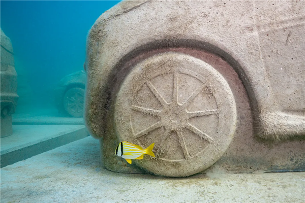 迈阿密将22辆“汽车”推入海底 给珊瑚当家