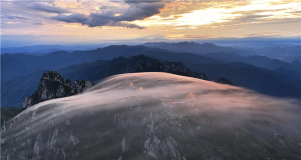 形成条件极为苛刻 老君山再现“灵气护罩”奇景