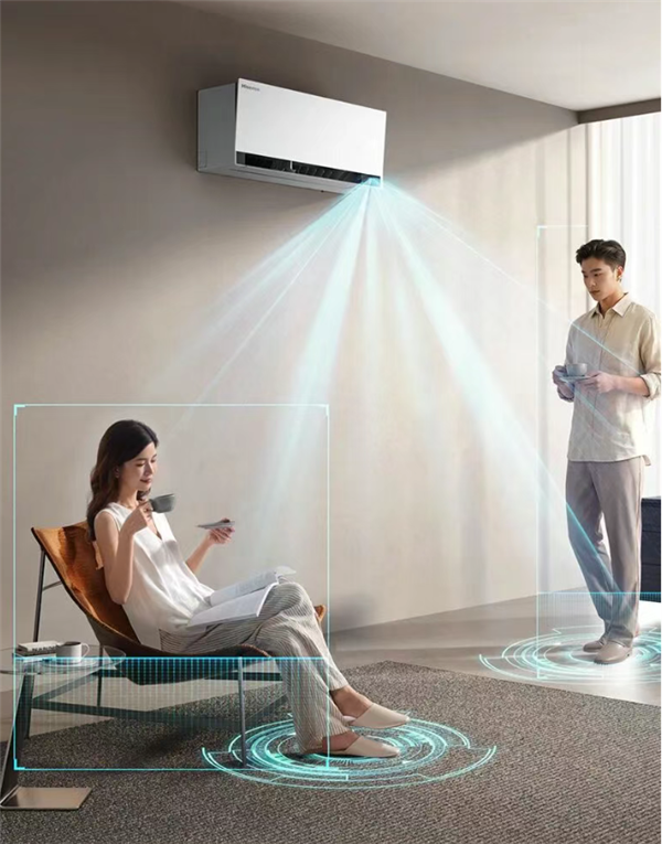 海信发布国内首款滑盖空调：支持双人双风感、180度广角送风