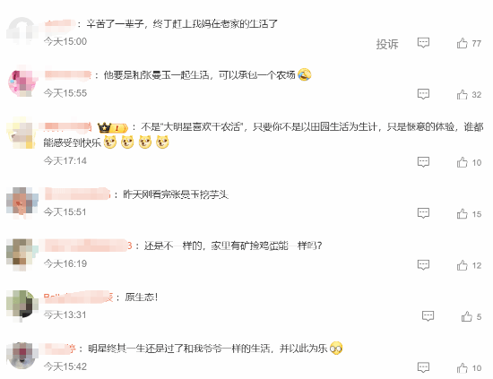 张曼玉挖芋头梁朝伟捡鸡蛋 网友:都过上我小时候的生活